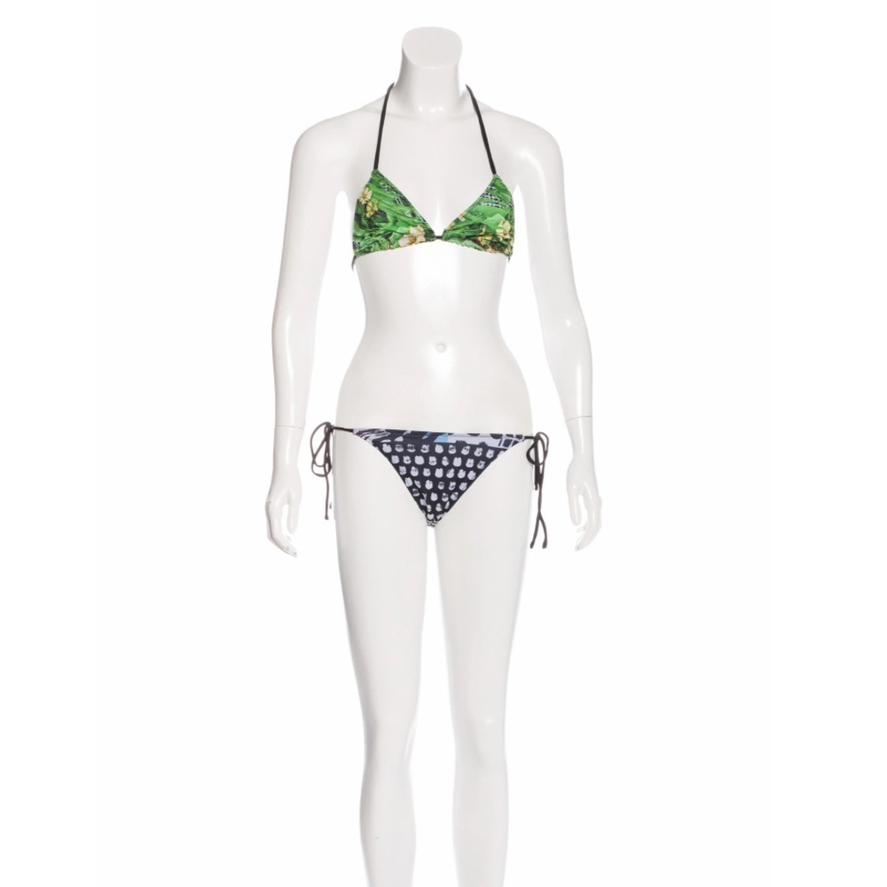 CLOVER CANYON Floral Two-Piece Swimsuit